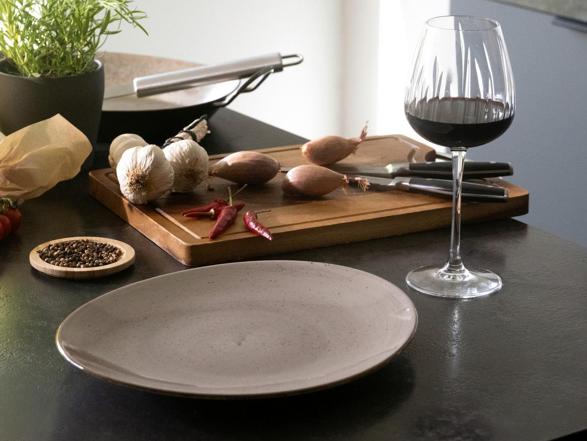 Set Krožnikov Za Zrezke Brown, 4-Delni - umazano rjava, Basics, keramika (30,5/26cm) - Creatable