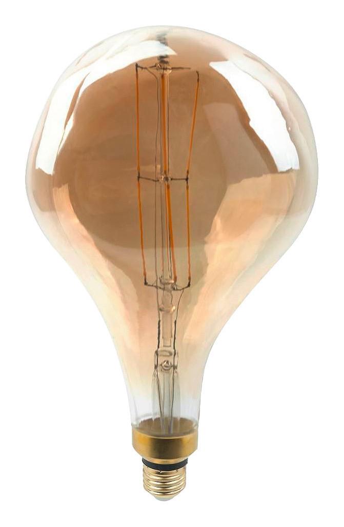 Deko-Leuchtmittel Suva max. 8 Watt - Klar/Bronzefarben, Lifestyle, Glas (16,5/28,5cm) - Mömax