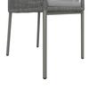 TRÄDGÅRDSSTOLAR SET PEPE - grå/svart, Modern, metall/plast (55/83/62cm) - Bessagi Garden