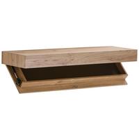 REGAŁ ŚCIENNY SAFE - kolor dębowy, Basics, materiał drewnopochodny (80/7/24cm) - Xora