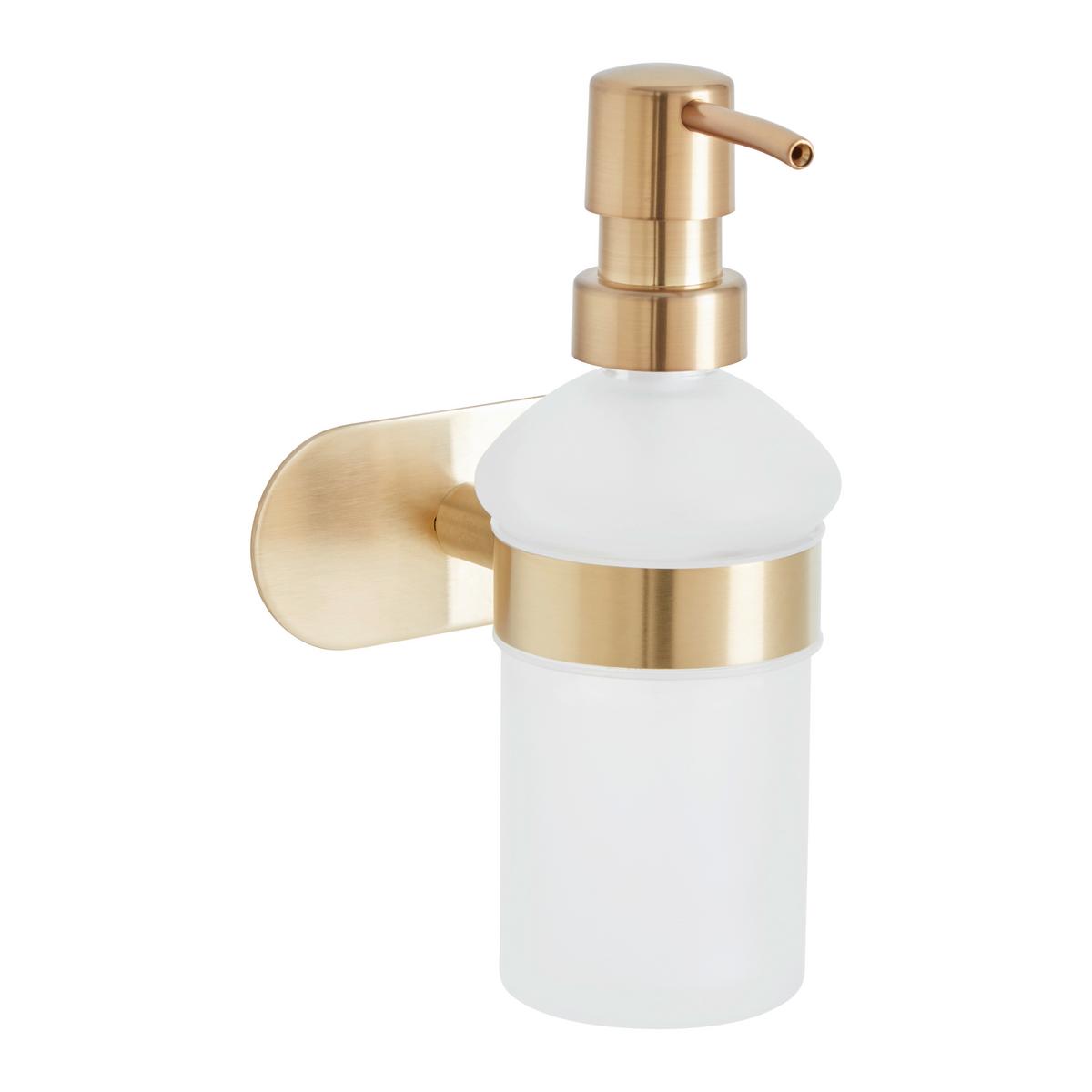 Seifenspender in Goldfarben - Goldfarben, Lifestyle, Metall (10/16,5/10,5cm) - Mömax