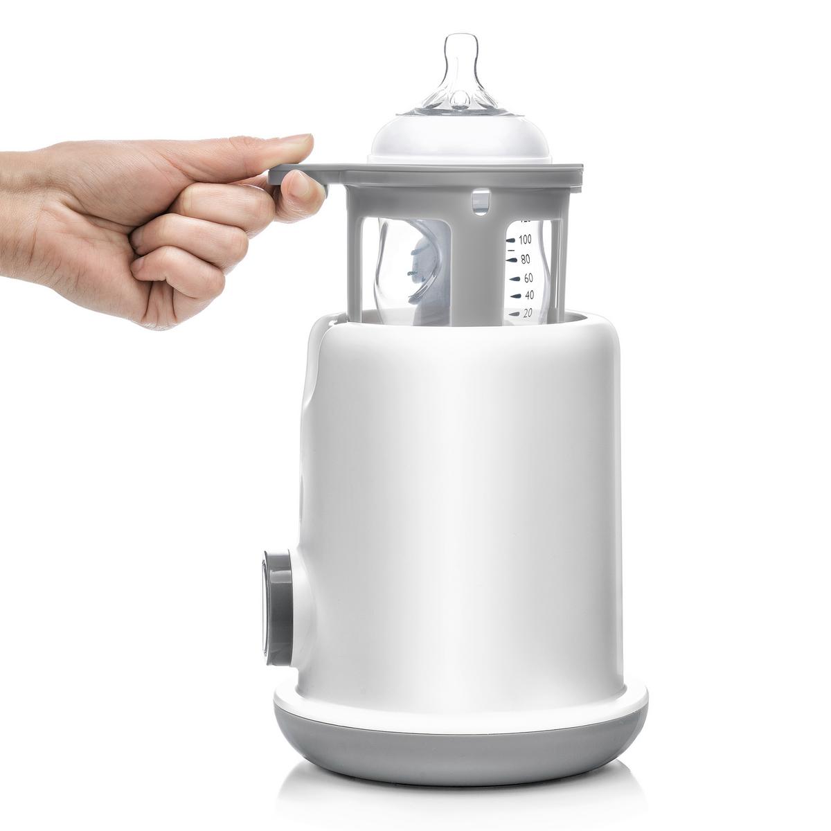 PODGRZEWACZ DO BUTELEK TURBOFOOD - biały, Basics, tworzywo sztuczne (15,5/19,4/15,5cm) - Reer