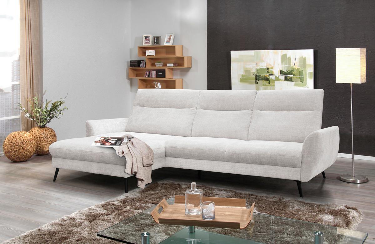 Coltar AMALFI - gri, Modern, carton/metal (202/300cm) - Premium Living