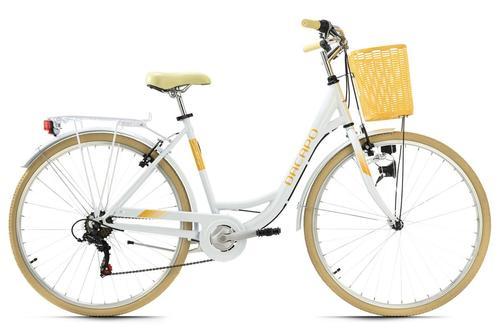 CITYBIKE 28'' Cantaloupe RH 48cm - Gelb/Weiß, Basics, Metall (180/70cm) - Da Capo