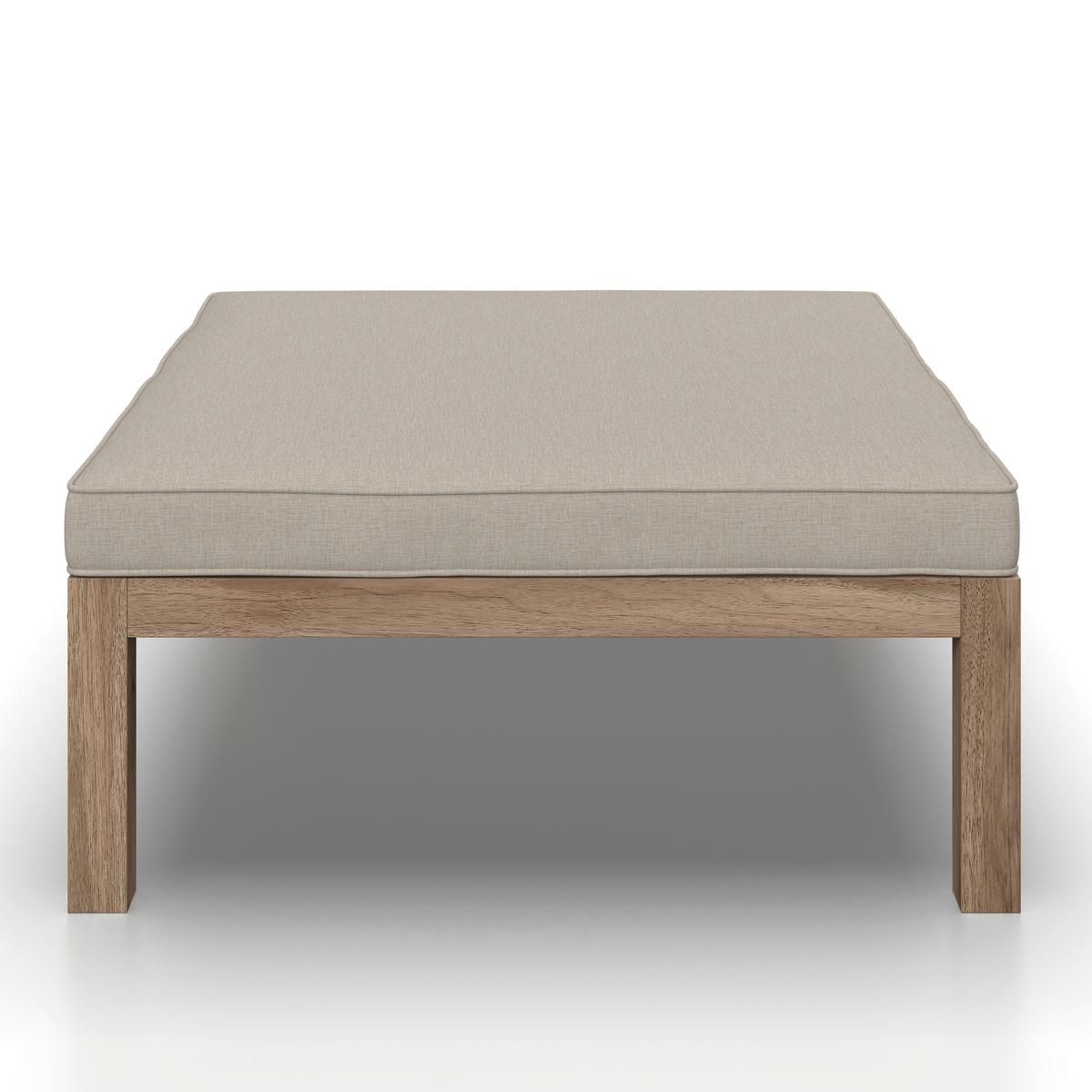 Lounge Garnitura Lina, Krem - krem barve/barve akacije, Moderno, tekstil/les (250/70/80cm) - Bessagi Garden
