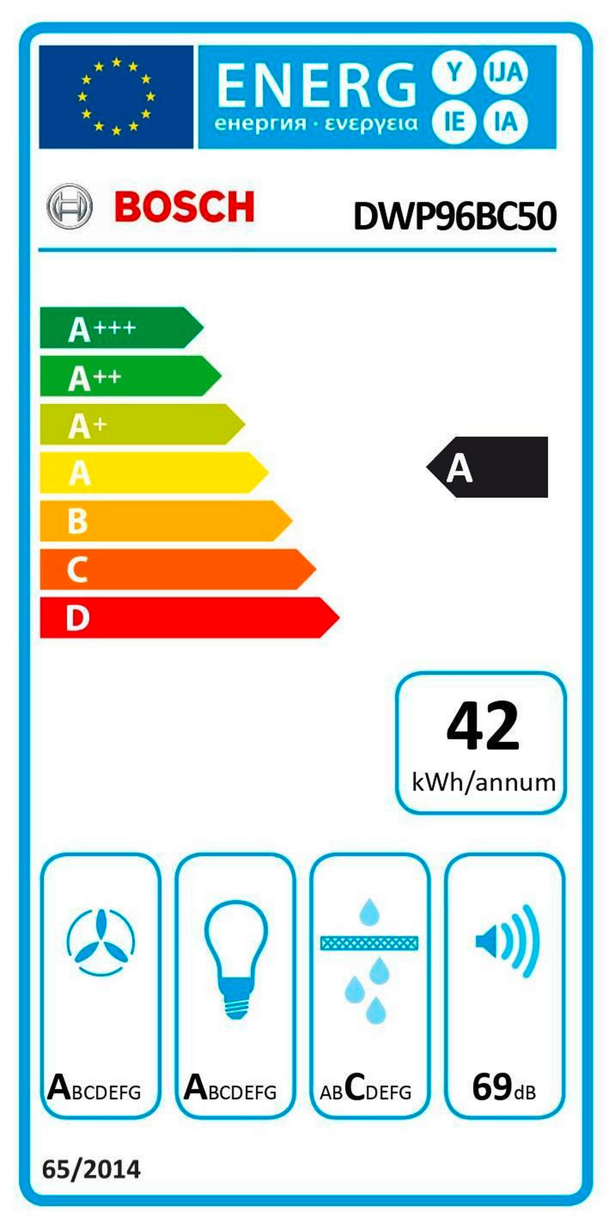 Napa Dwp96bc50 - svijetlo siva, Design, metal (90cm) - Bosch