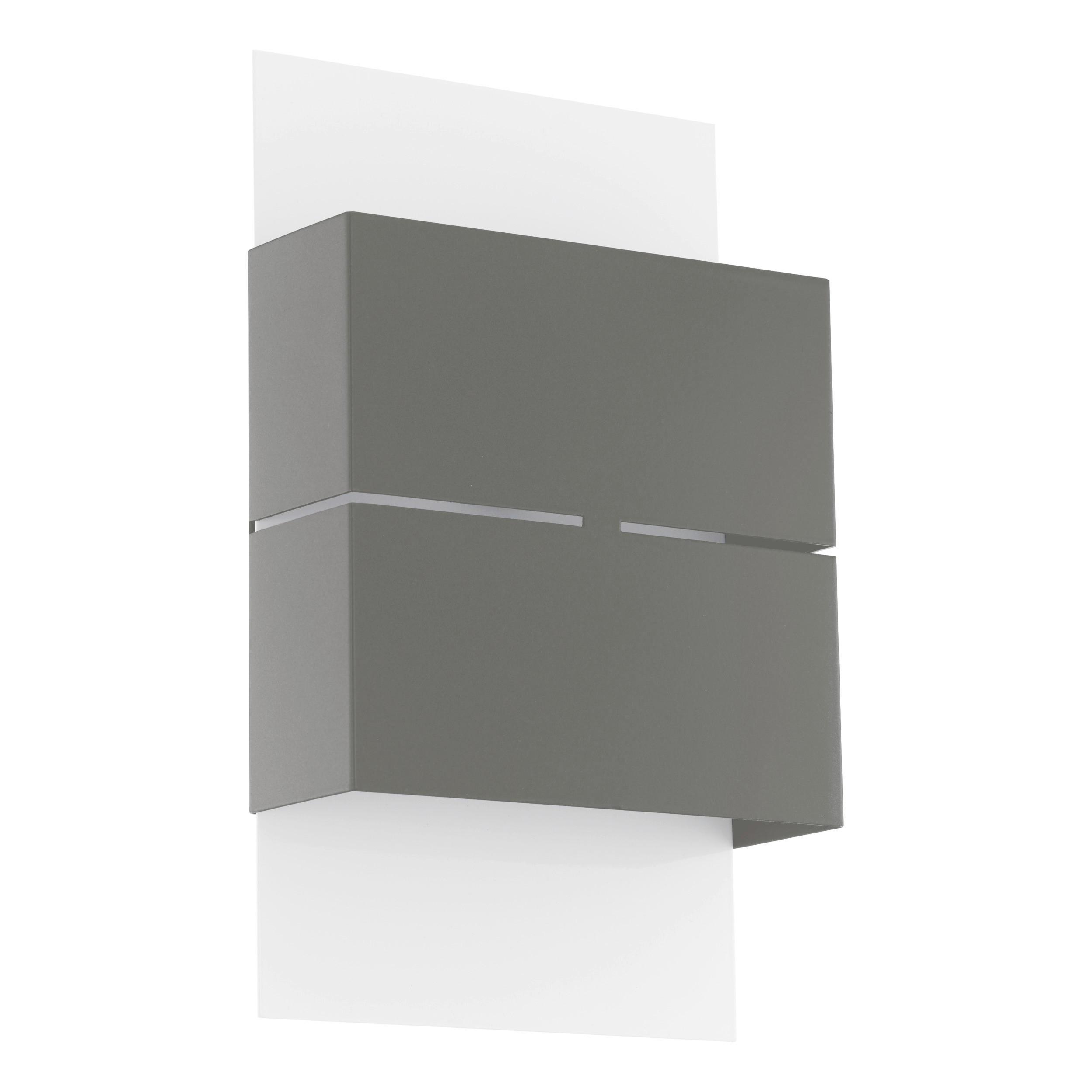Aussenwandleuchte 93254* Kibea - Weiss/Anthrazit, Design, Metall (15cm) - Eglo