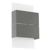 Aussenwandleuchte 93254* Kibea - Weiss/Anthrazit, Design, Metall (15cm) - Eglo