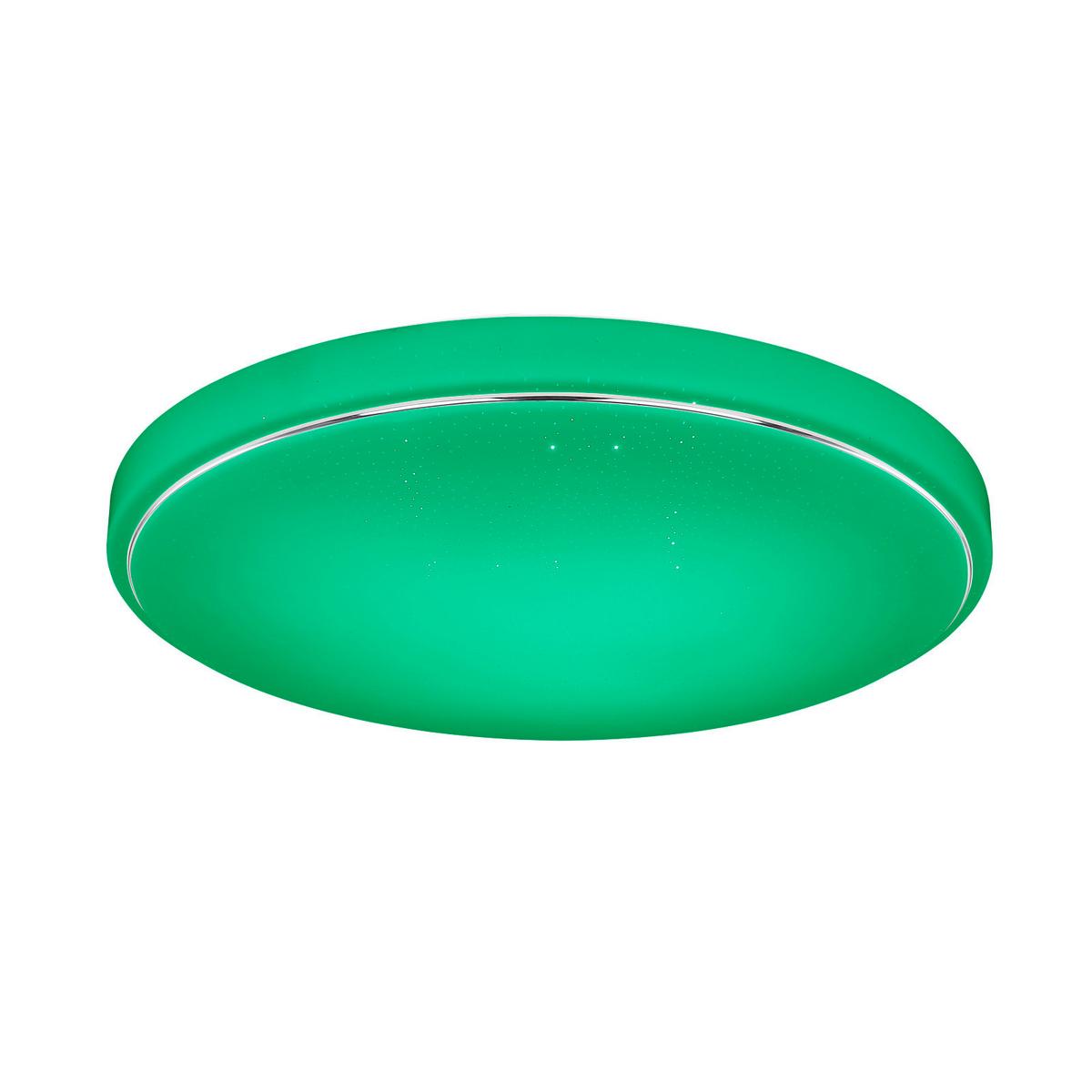Led Mennyezeti Lámpa Kalle - króm/opál, Basics, műanyag/fém (57.5/8.5cm)