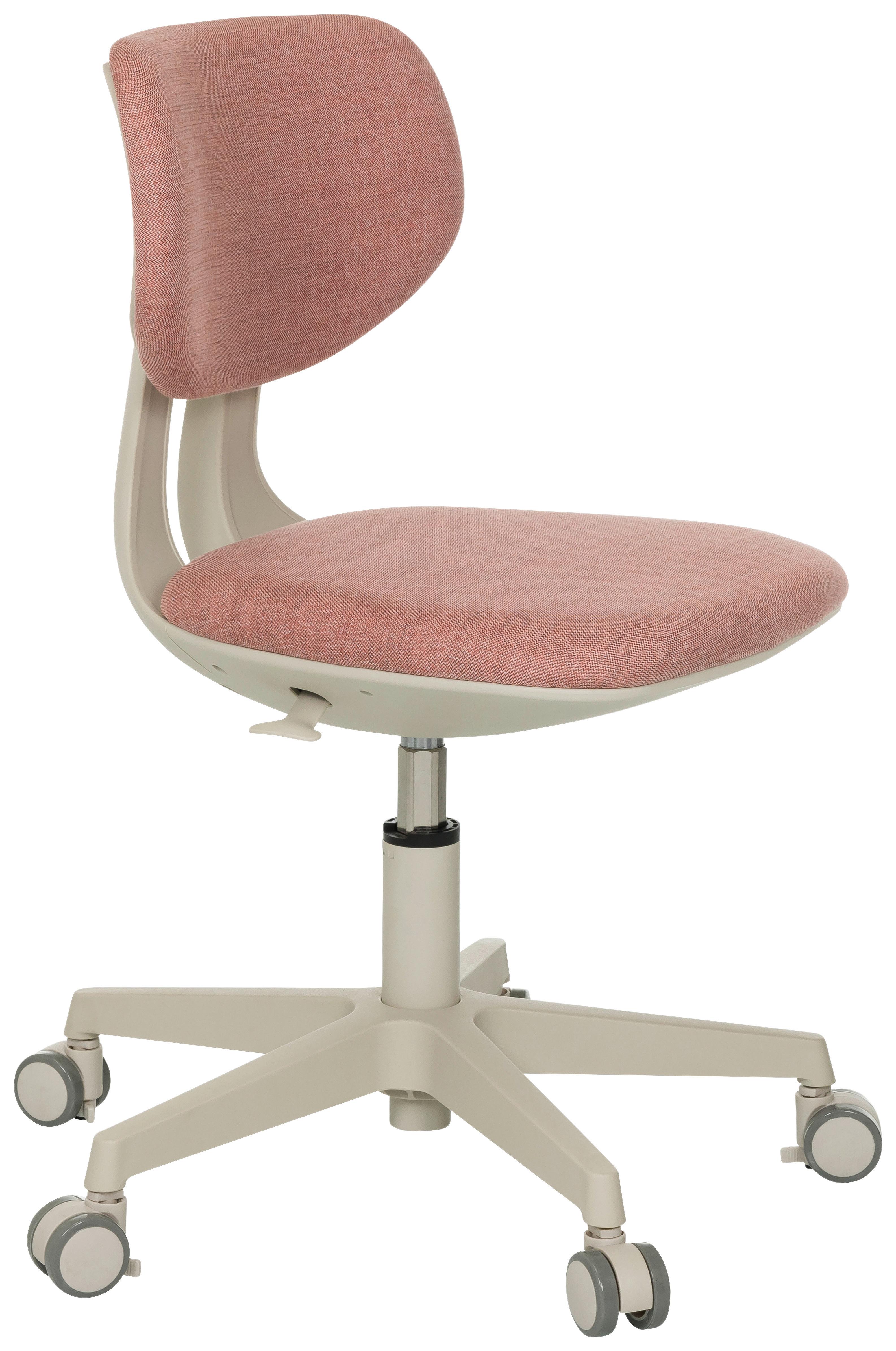 Otroški Vrtljivi Stol Kiddy Classic, Roza - roza/krem barve, Moderno, umetna masa/tekstil (52/70 - 79/52cm) - MID.YOU