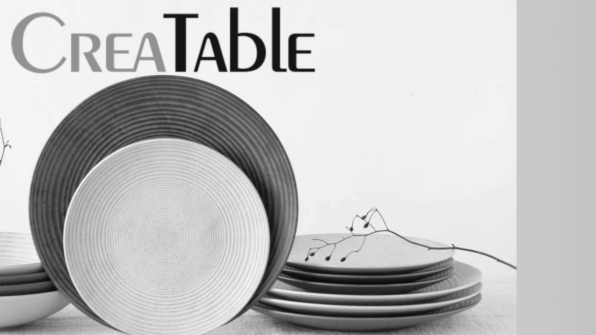 Jedilni Servis Catania Mix, 18-Delni - antracit/peščene barve, Design, keramika - Creatable