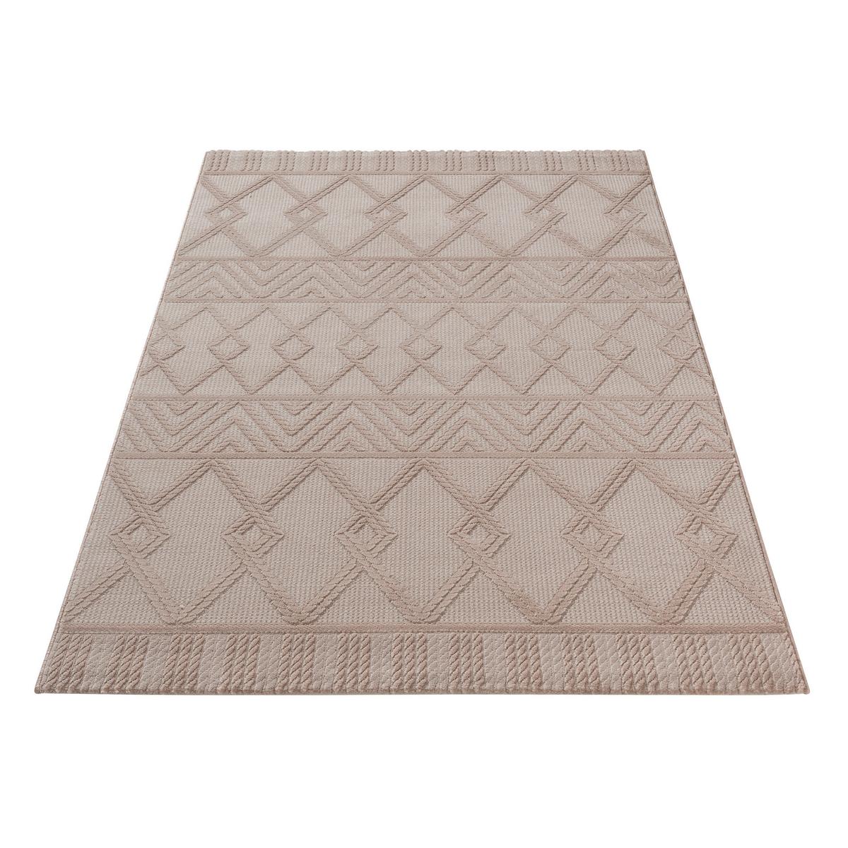 Webteppich Ricarda in Beige ca. 160x230cm - Beige, MODERN, Textil (160/230cm)