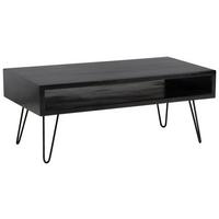 COUCHTISCH WL6.841 - Schwarz, Design, Holz/Metall (100/50/40cm) - MID.YOU
