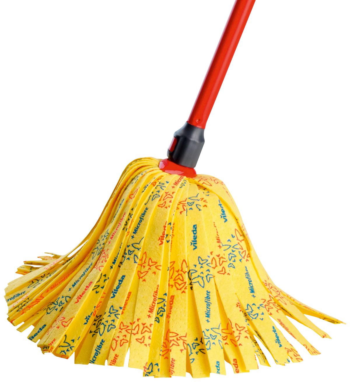 Wischmopp Mocio Soft Gelb - Gelb, Basics, Textil (15/5/39cm) - Vileda