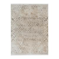 WEBTEPPICH LUC - Grau, Modern, Textil (120/180cm) - Premium Living