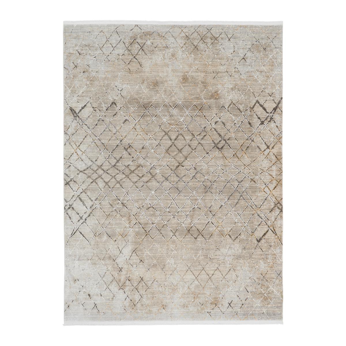 WEBTEPPICH LUC - Grau, Modern, Textil (120/180cm) - Premium Living