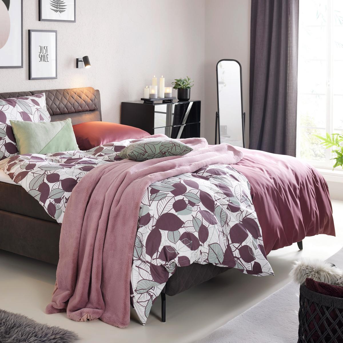 Ágyneműhuzat-garnitúra Blätterwald - színes/fehér, Modern, textil (140/200cm) - Modern Living