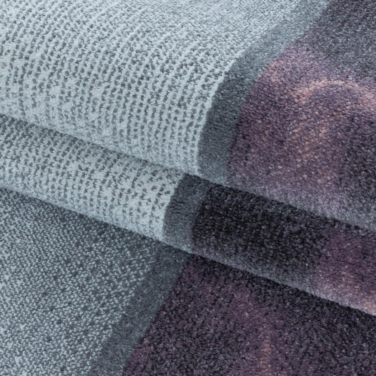 Webteppich Ottawa Lila ca. 80x250cm - Lila, Design, Textil (80/250cm) - Novel