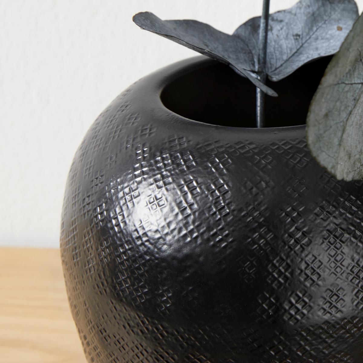 WAZON NOORWIJK - czarny, Modern, metal (18/21cm)