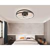 LED-TAKLAMPA RIMO - svart, Modern, metall/plast (40/40/7,5cm) - Mömax