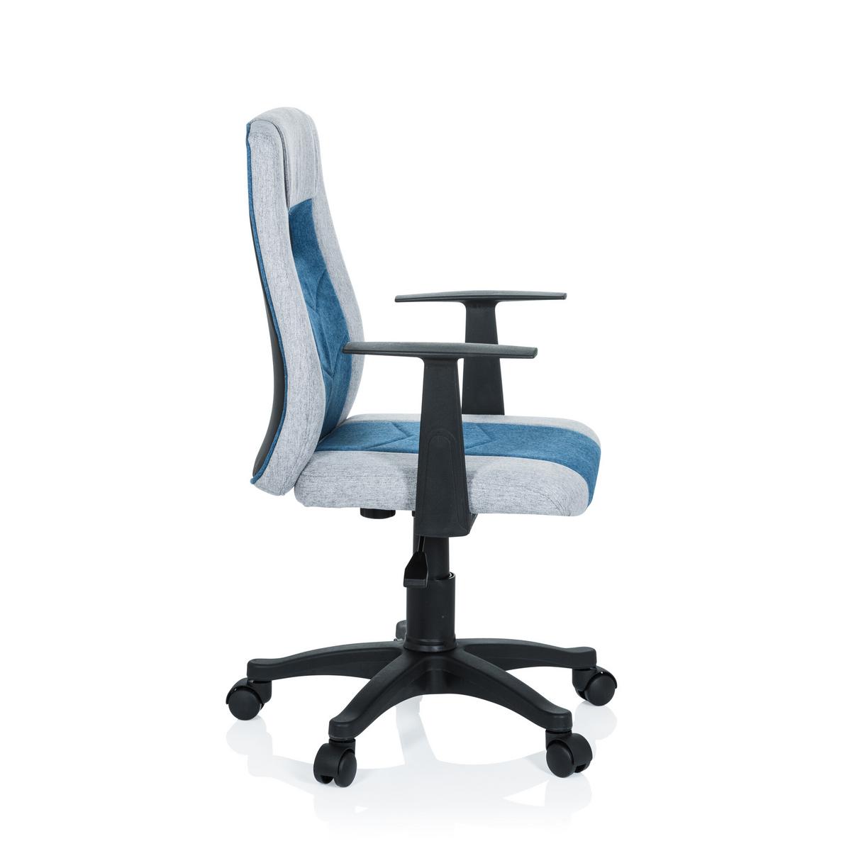 Mladinski Vrtljivi Stol Kiddy Extra, Siva, Modra - modra/siva, Basics, umetna masa (55/95-105/45cm) - MID.YOU