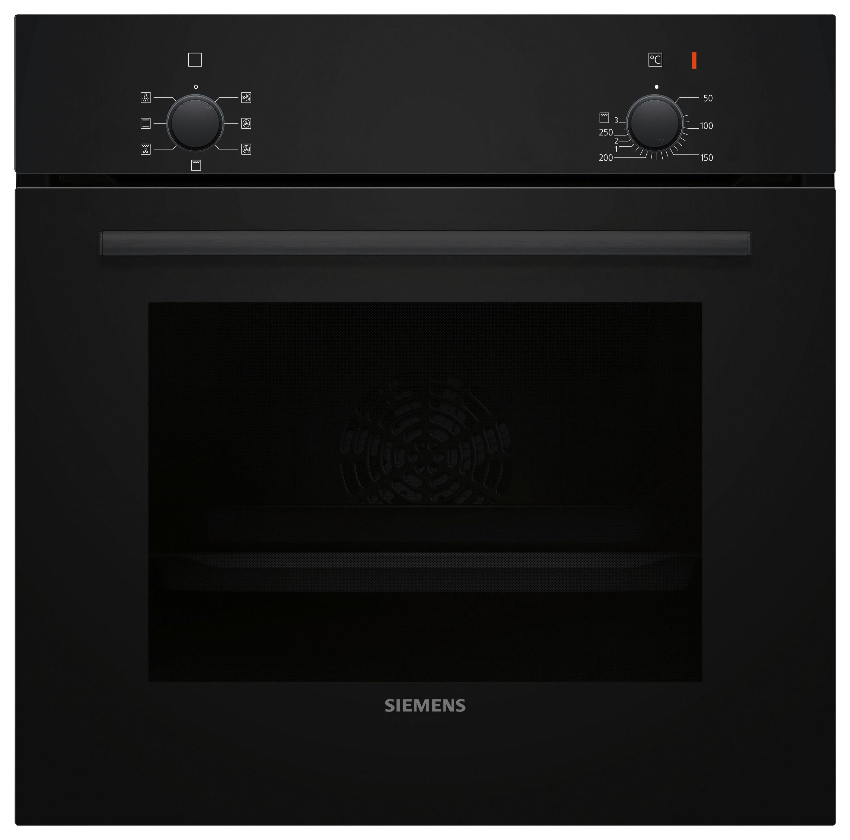 Backofen HB010FBA1 - Schwarz, Glas/Metall (59,4/59,5/54,8cm) - Siemens