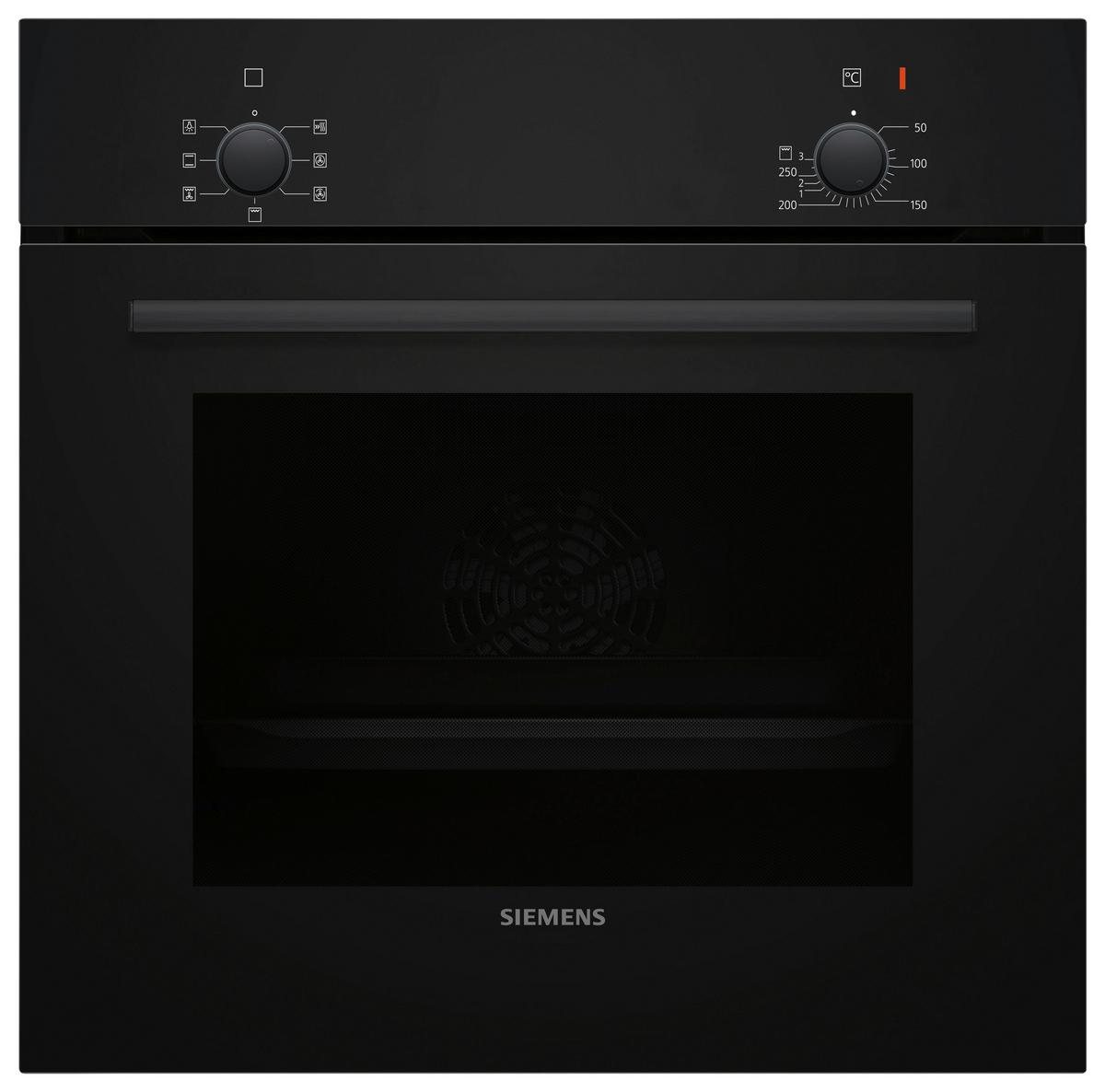 Backofen HB010FBA1 - Schwarz, Glas/Metall (59,4/59,5/54,8cm) - Siemens