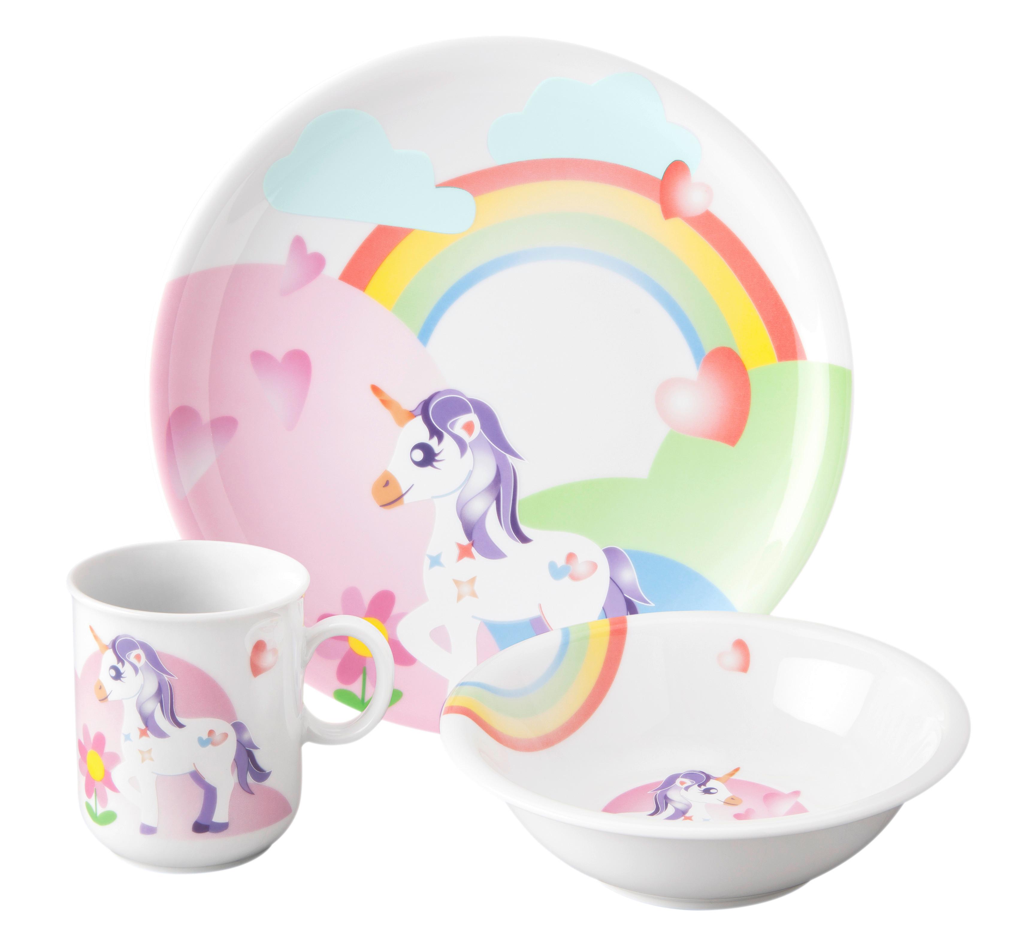 ZESTAW NACZYŃ DLA DZIECI 001.741861 - różowy/biały, Konventionell, ceramika (21/21/20cm) - Seltmann Weiden