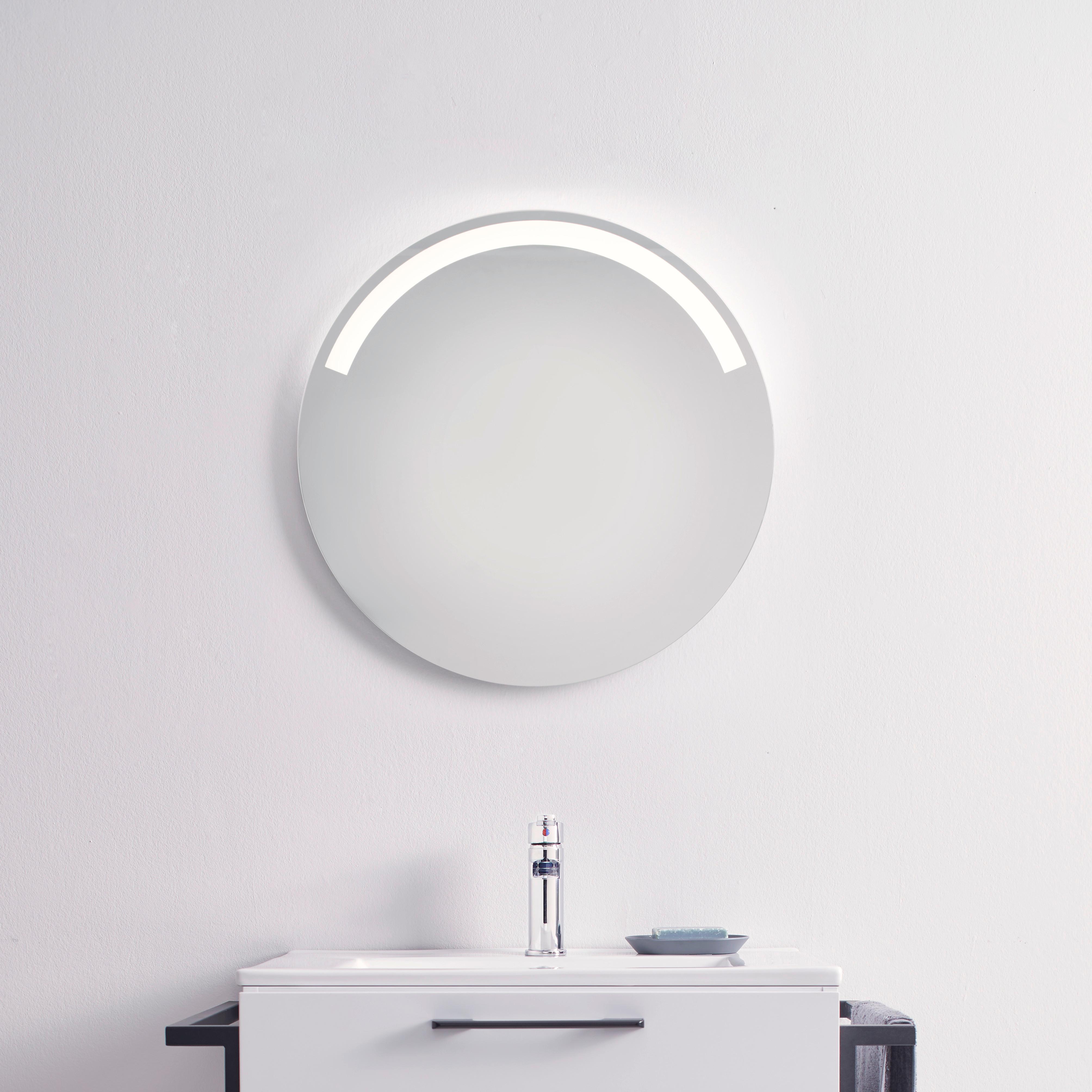 Leuchtspiegel Agda inkl. LED-Beleuchtung - Modern, Glas (60cm) - Mömax