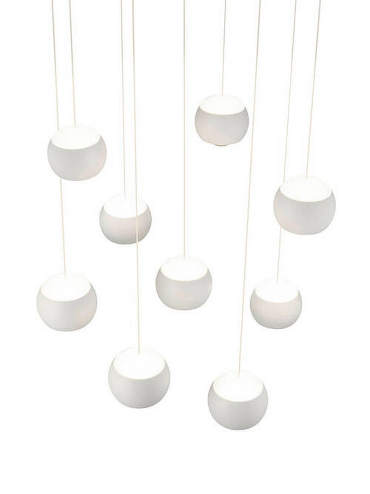 LAMPA WISZĄCA LED MR34449131 CANNON - biały, Konventionell, tworzywo sztuczne/metal (54/200cm) - Musterring