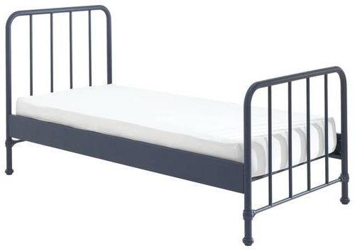 Kinder-/Juniorbett Bronxx ca. 90x200 cm Blau Matt - Blau, MODERN, Holz/Metall (90/200cm) - MID.YOU