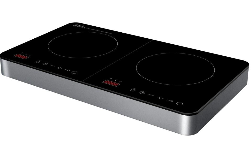 PŁYTA INDUKCYJNA 613-401568 - czarny, Basics, metal/szkło (56/31,2/6,2cm)