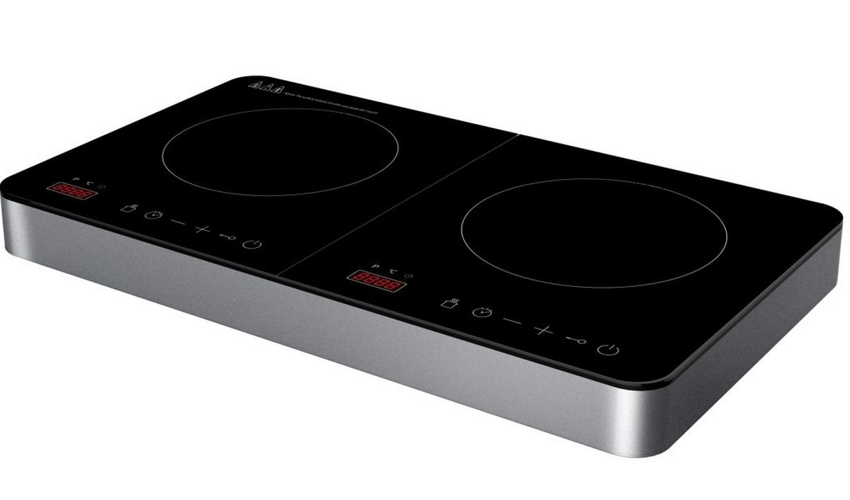 PŁYTA INDUKCYJNA 613-401568 - czarny, Basics, metal/szkło (56/31,2/6,2cm)