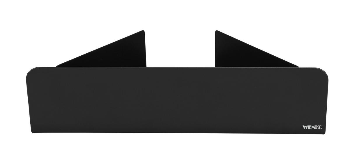 Eckregal Turbo-Loc Lizan Schwarz - Schwarz, MODERN, Metall (30/8/13,5cm) - Mömax