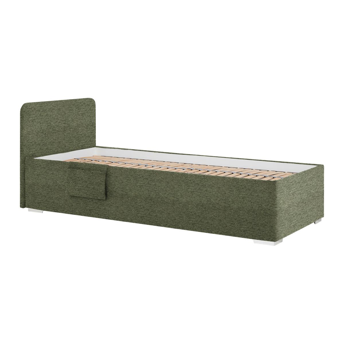 PAT REMI DECOR MASLINIU - culoare natur/măsliniu, Konventionell, lemn/textil (90/200cm) - Mömax