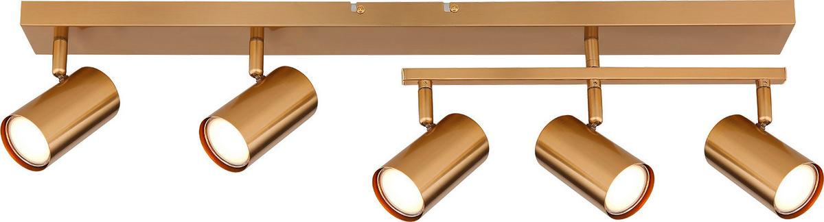 Strahler Robby in Goldfarben max. 25 Watt - Goldfarben, Metall (70/35/17cm) - Globo