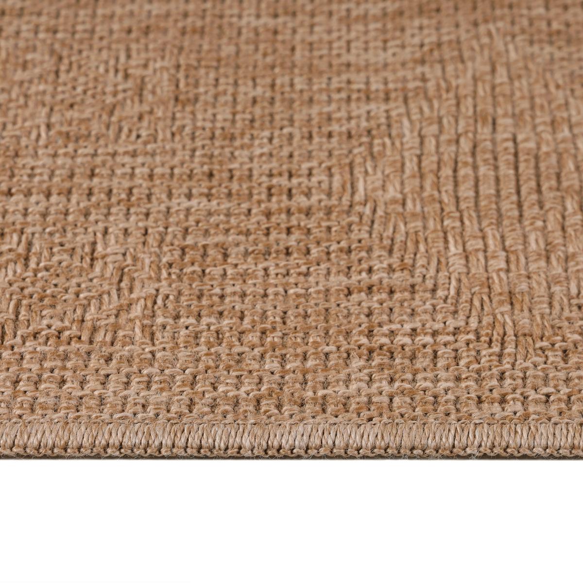 Outdoorteppich Dhaka Beige ca. 80x250cm - Beige, Basics, Textil (80/250cm) - Novel