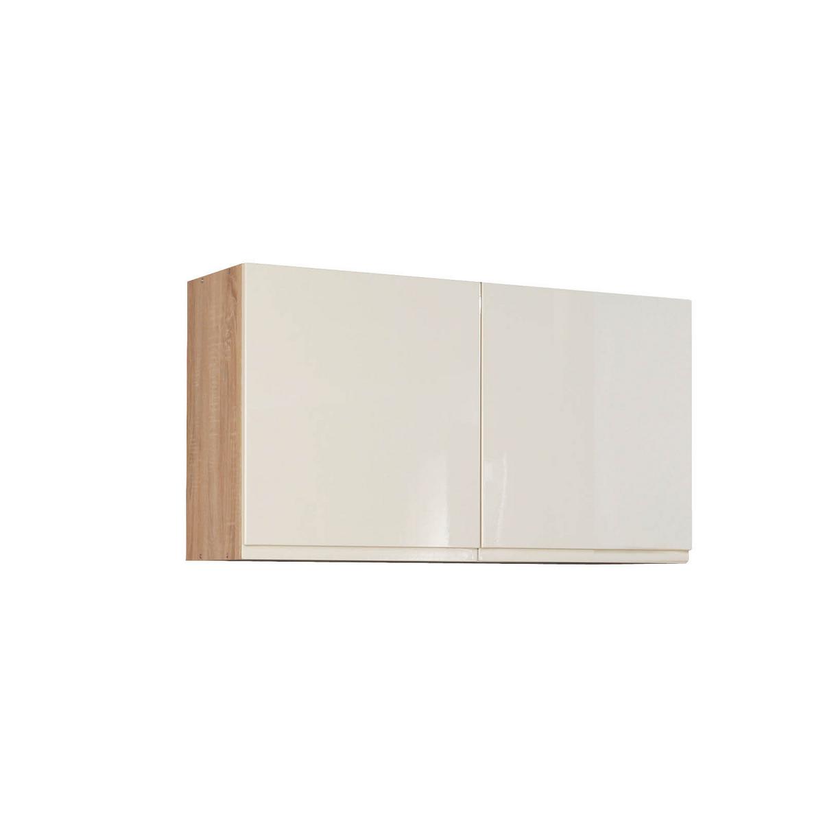Küchenleerblock "Cardiff" Creme/Eiche - Creme/Sonoma Eiche, Basics, Holzwerkstoff (270cm) - Held