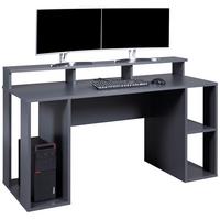 Gaming Tisch in Anthrazit - Anthrazit, Modern, Holzwerkstoff (160/77/91cm) - Mömax