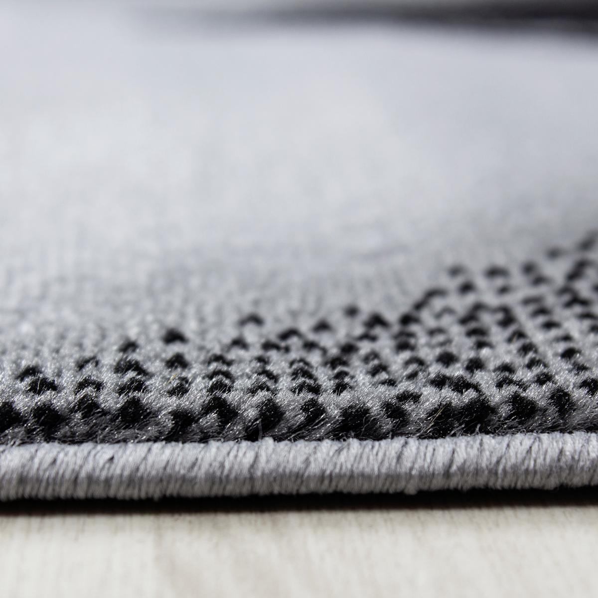 Webteppich Plus Black Schwarz ca. 160x230cm - Schwarz, KONVENTIONELL, Textil (160/230cm) - Novel