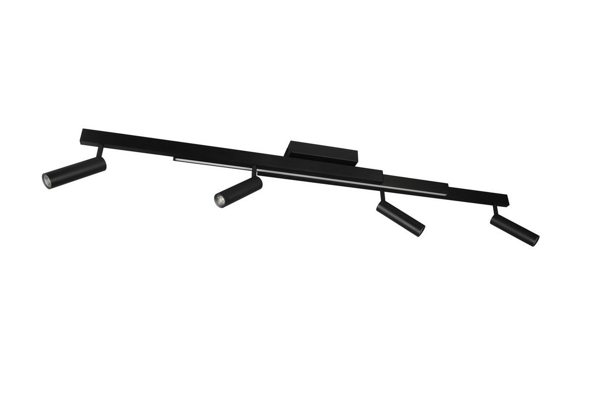 LED-Strahler Zeno Schwarz max. 12 Watt - Schwarz, Basics, Metall (133/23/8,5cm) - Trio Leuchten