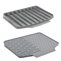Csepegtetőtálca Gravity-Duo - szürke, műanyag (40/33cm) - Metaltex