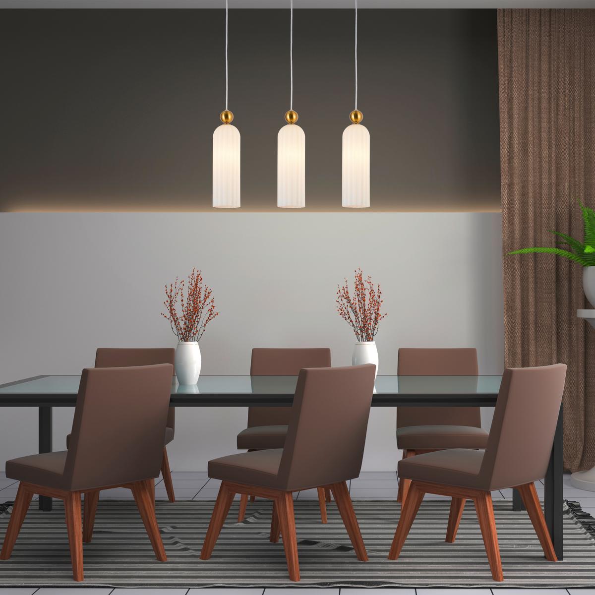 Hängeleuchte Lp-939/3l_piega 3 - Weiss, Basics, Glas (55/3/150cm)