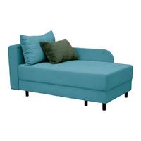 Liege Nova Petrol - Petrol/Schwarz, MODERN, Holz/Textil (85/62/145cm) - Mömax