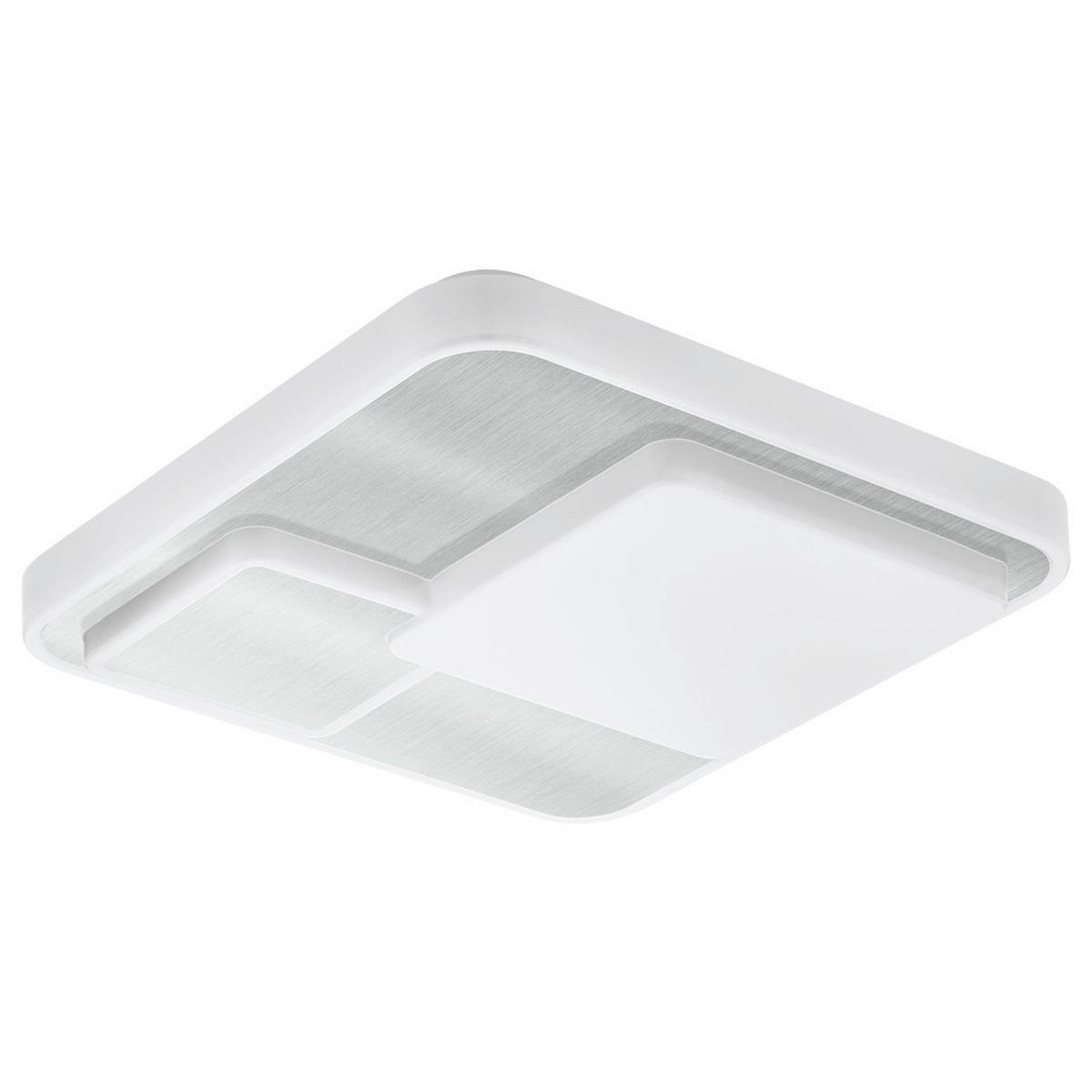 LAMPA SUFITOWA LED MADRID *SBX* - biały, Basics, tworzywo sztuczne/metal (38,5/38,5/8cm) - Xora