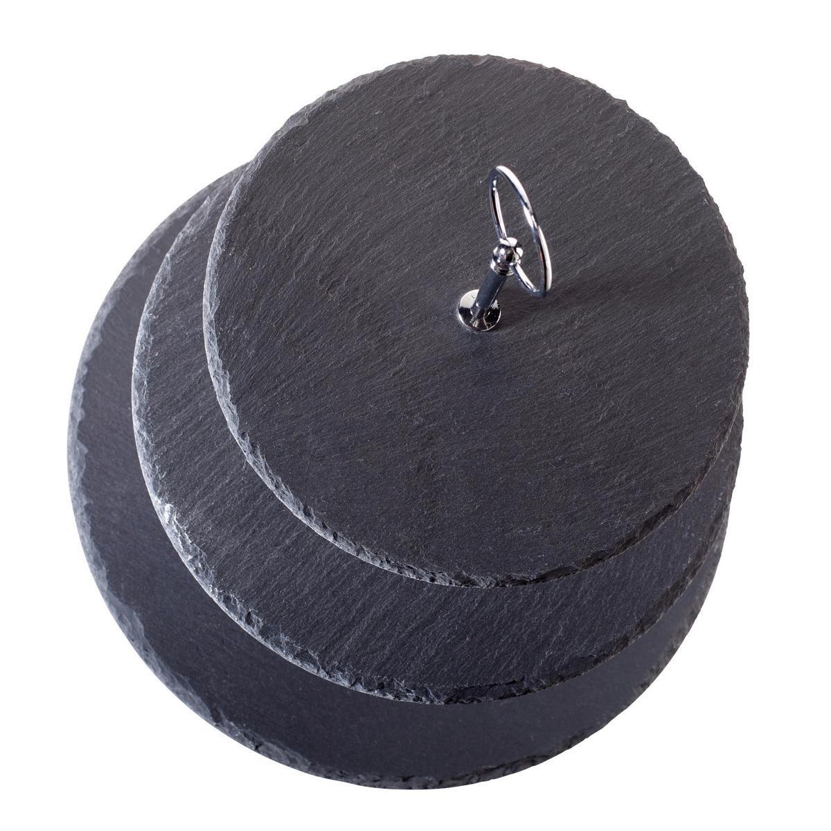 Stojalo Za Mafine Cupcake, Srebrna - srebrne barve, Basics, kamen/kovina (30/25/20/35cm) - Echtwerk