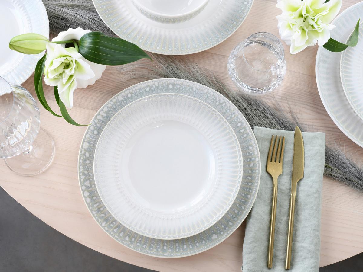 Jedilni Servis Celadon Beige, 12-Delni - krem barve/biserna, Basics, keramika - Creatable