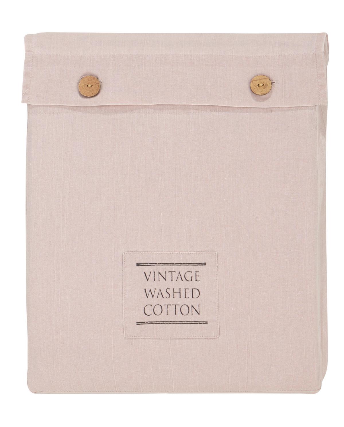 Bettwäsche Stone Washed Ca. 160x210cm - Rosa, Romantik / Landhaus, Textil (160/210cm) - Modern Living