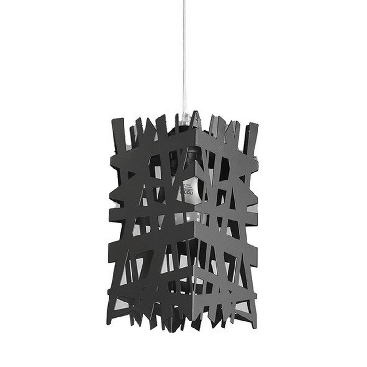 Hängeleuchte Foresta Schwarz max. 22 Watt - Schwarz, Design, Metall (14/100cm)