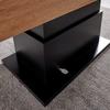 SOFFBORD 2IN1 III - svart/ekfärgad, Modern, metall/trämaterial (133-170/51,5-77,5/80cm) - Mömax